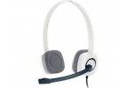 slušalke in mikrofoni LOGITECH Slušalke Logitech H150, bele, stereo